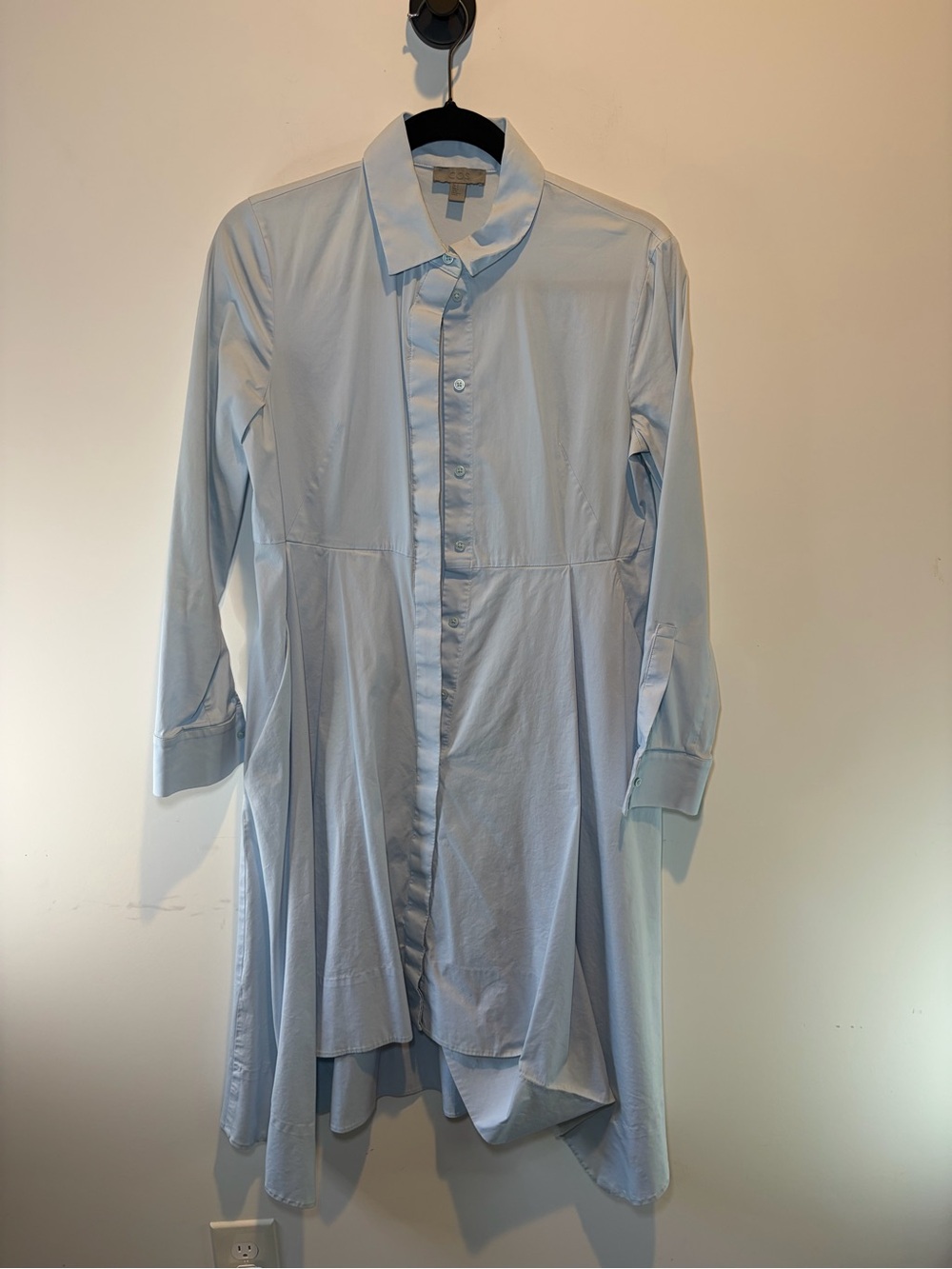 COS Pale Blue Collared Dress